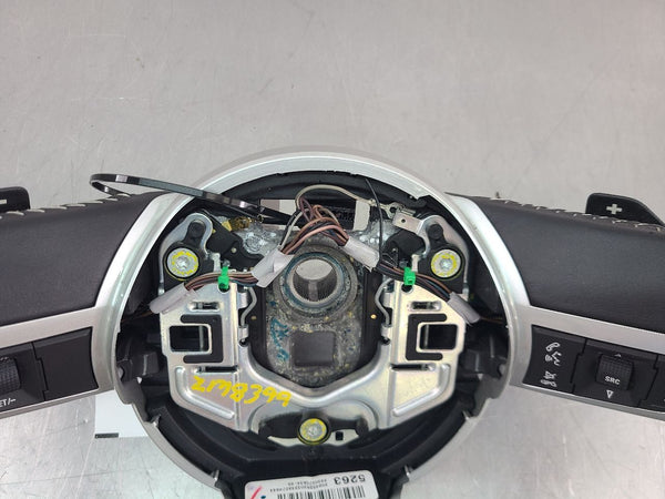 2010 Camaro Factory Black Leather Steering Wheel w/ Silver Accent - OEM10