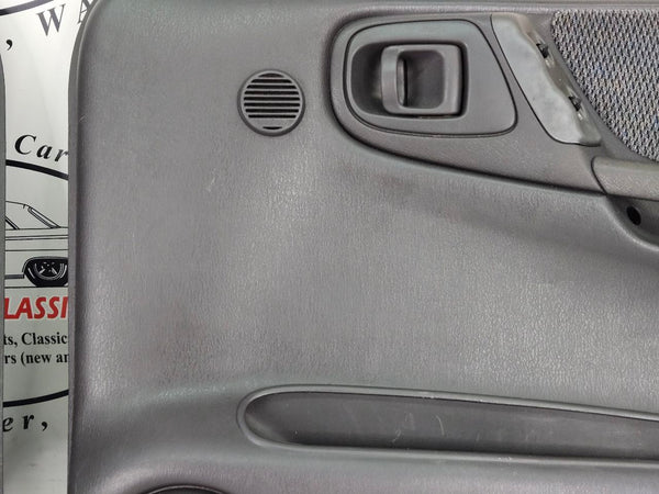 2000 Dodge Durango Front Door Trim Panel Pair, Power, Bare, Left / Right, Gray12