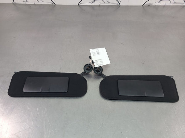 2000-04 C5 Corvette Front Sun Visor Pair, Black, Left / Right, 72k Miles - OEM0