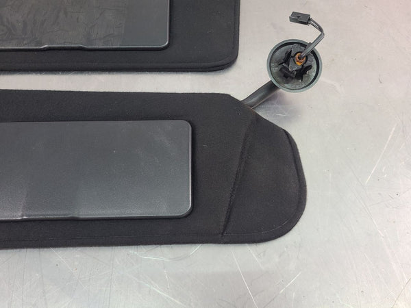 1997-04 C5 Corvette Front Left / Right Sun Visor Pair, Black, LH/RH - OEM3