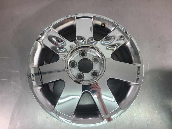 2002-03 Ford Thunderbird Aluminum Chrome 7 Spoke Wheel, Factory, 17x7.5 - OEM2