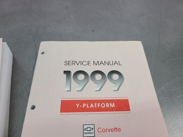 1999 Corvette Complete 3 Piece Extended Service Manual Book Set 5