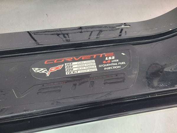 2005-13 C6 Corvette Drivers Left Side Rocker/Aperture Panel, Black - OEM7