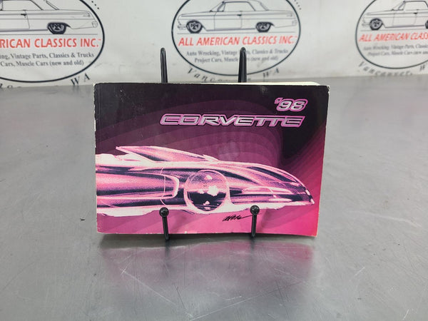 1998 C5 Corvette Factory Owners Manual - OEM0