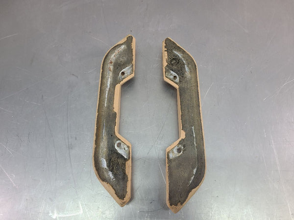 1973-80 Chevy Suburban Rear Door Trim Panel Arm Rest Pair, Tan, LH / RH - OEM5