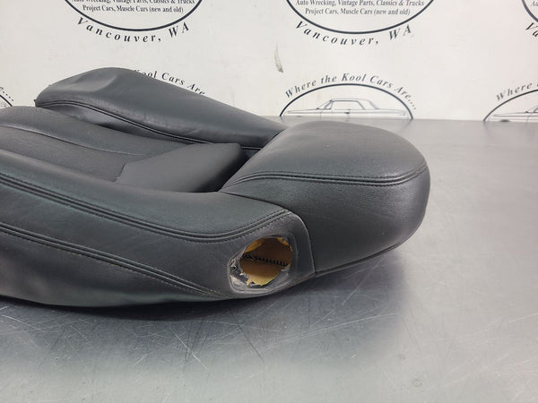 2004-05 Cadillac XLR Upper Seat Covers w/ Cushions, Black, Left Driver Side7