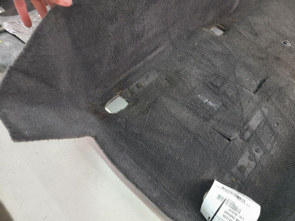 2005-13 C6 Corvette Front Footwell Carpet Pair, Left / Right, Black - OEM11