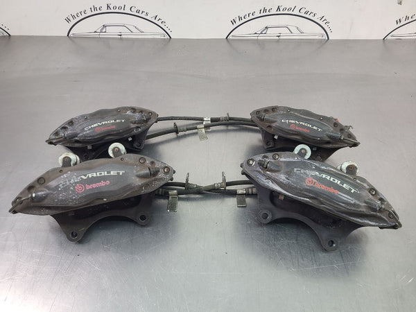 2010-15 Camaro Factory Brembo Brake Caliper Set, Left / Right, Gray - OEM0