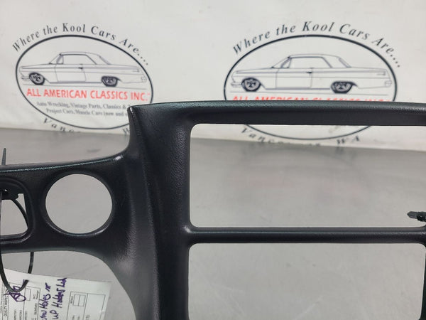 1997-04 C5 Corvette Front Dash / Radio Surround Bezel Trim, Black - OEM4