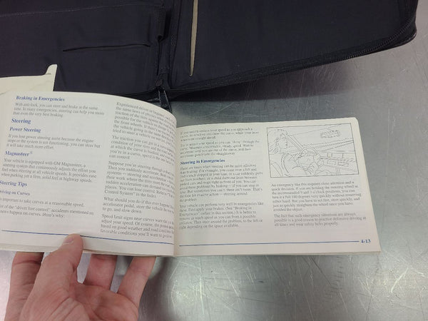 1999 C5 Corvette Factory Owners Manual w/ Leather Case - OEM7