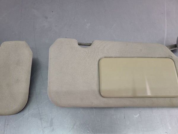 2004-05 Cadillac XLR Front Sun Visor Pair, Left / Right, Shale - OEM2