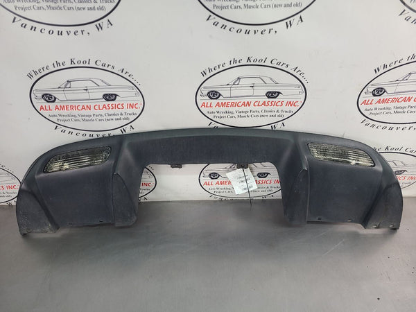 2005-13 C6 Corvette Rear Bumper Lower Valance Assembly w/ Lamps - OEM1