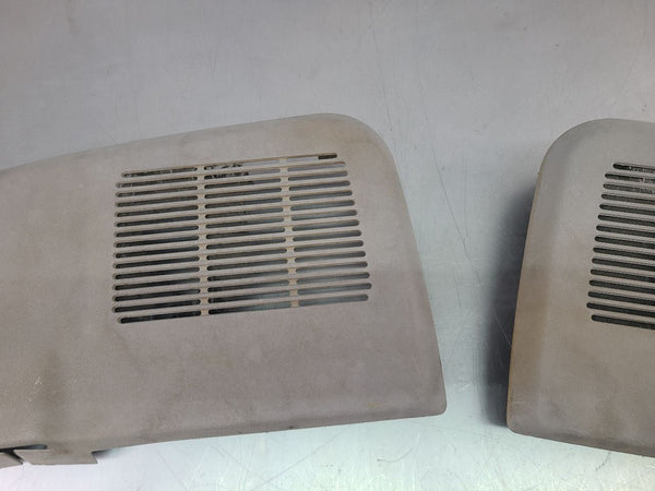 1994-96 Impala SS Rear Package Tray Speaker Grille Trim Pair, Gray, LH/RH - OEM2