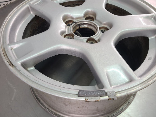 1997-04 C5 Corvette Aluminum 5 Spoke Wheel, Silver QF3, Front 17x8.5, OEM 5