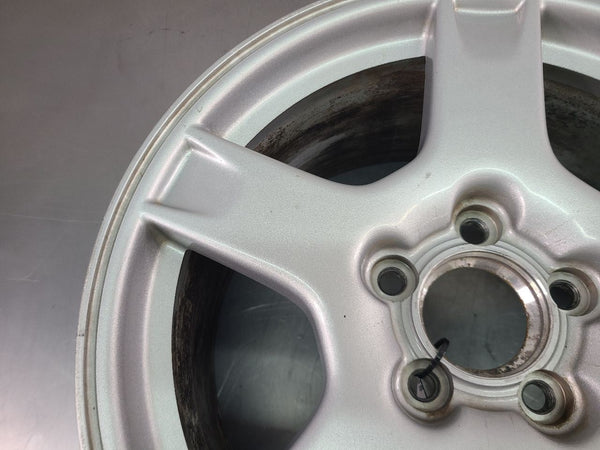 1997-04 C5 Corvette Aluminum 5 Spoke Wheel, Silver QF3, Front 17x8.5, OEM 3