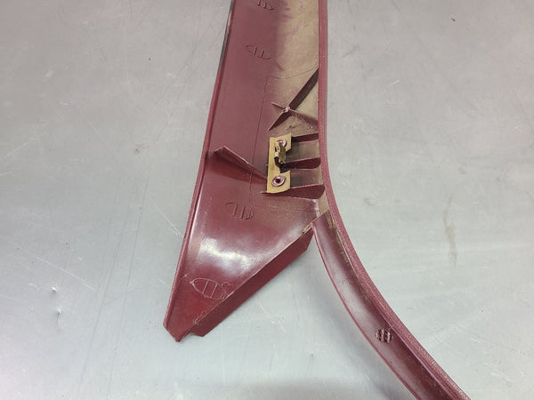 1988-94 GMC Chevy Truck Interior Headliner / Windshield A-Pillar Trim Panel, Red13
