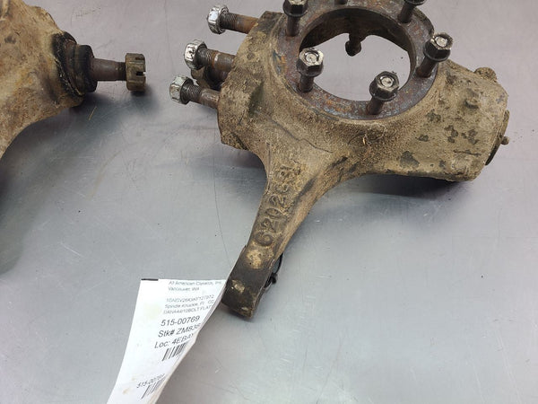1973-91 Chevy Dana 44 GM 10 Bolt Flat Top Knuckle Steering Arm Pair, LH/RH - OEM4