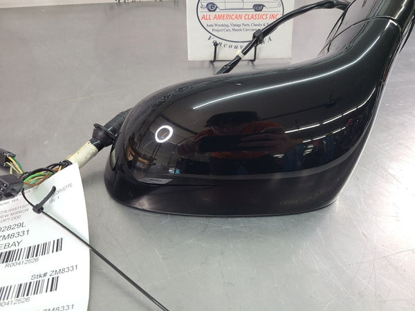 2005-13 C6 Corvette LH Left Side View Mirror, Black, Opt. DD0 - OEM6