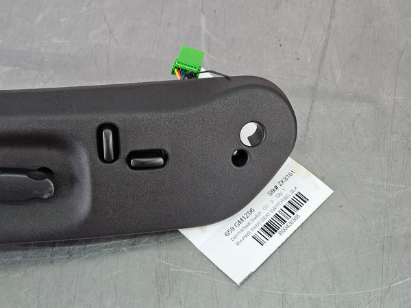 2005-13 C6 Corvette Power Seat Control Switch w/ Bezel, Right Passenger Side 1