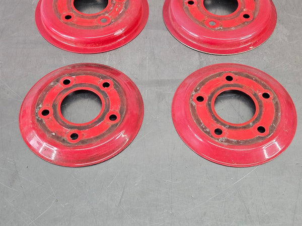2005-13 C6 Corvette Brake Rotor / Hub Shield Set, Front and Rear 2
