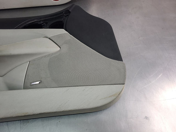 2005-13 C6 Corvette Front Door Panel Pair, Bose Premium, RH/LH, Black/Gray - OEM13