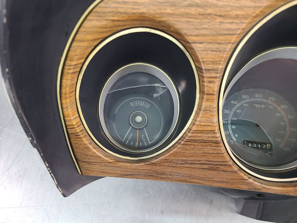 1969-70 Mustang Mach 1 Instrument Cluster w/ Bezel, FOR PARTS / REPAIR - OEM3