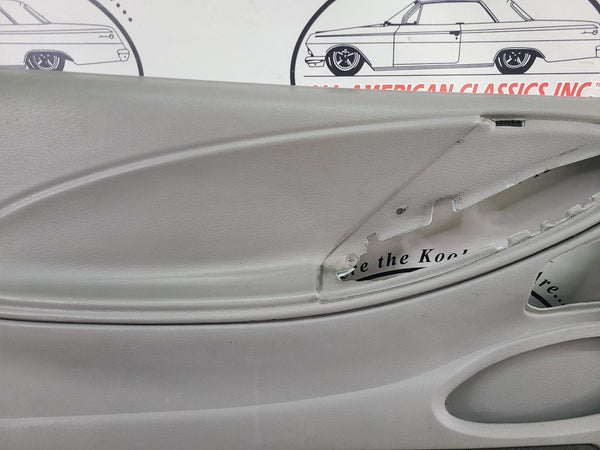 1994-2004 Mustang Power Door Trim Panel Pair, Bare, Gray, LH / RH - OEM5
