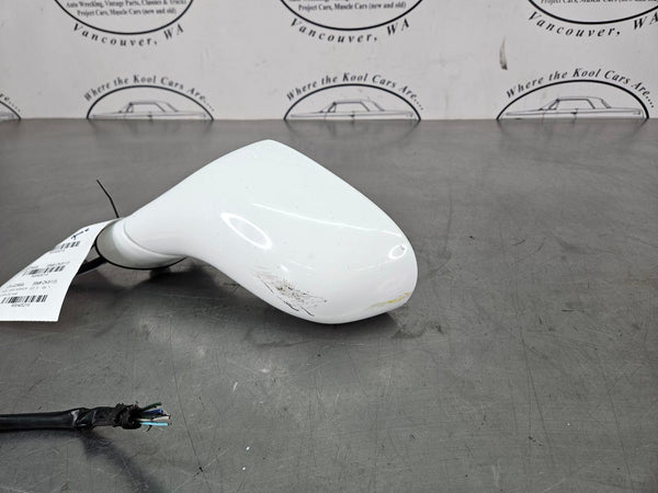 1997-02 C5 Corvette Side View Mirror Assembly, White, Left Driver Side LH6