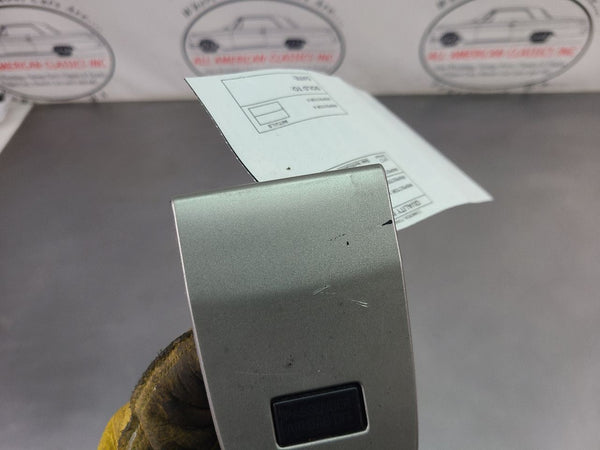2005 C6 Corvette Center Console 'Tombstone' Filler Panel Insert Trim, Silver3