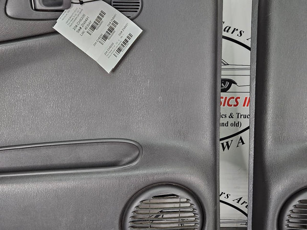 2000 Dodge Durango Front Door Trim Panel Pair, Power, Bare, Left / Right, Gray3