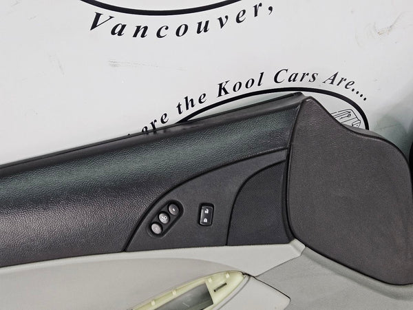 2005-13 C6 Corvette Bose Premium Door Trim Panel Pair, Black / Titanium, LH / RH10