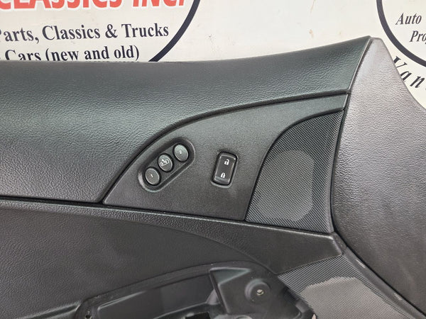 2005-13 C6 Corvette Door Trim Panel Left Driver Side, Bare, Bose Premium, Black5
