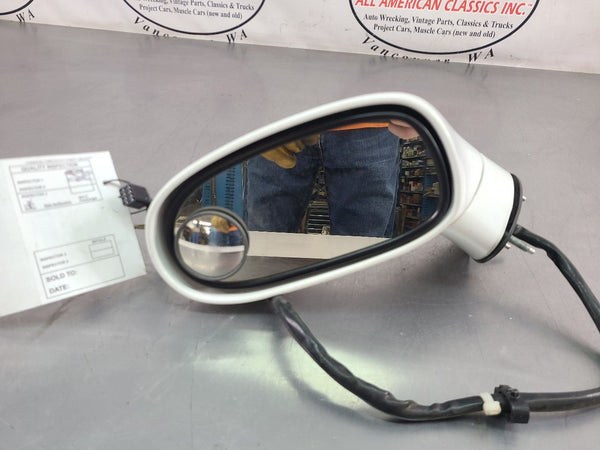 2005-13 C6 Corvette LH Left Side View Mirror, White, Opt. DD0 - OEM1