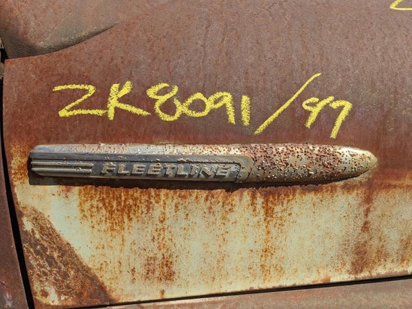1942-1948 Chevy Fleetline RH Right Lower Moulding On Door Cap 18