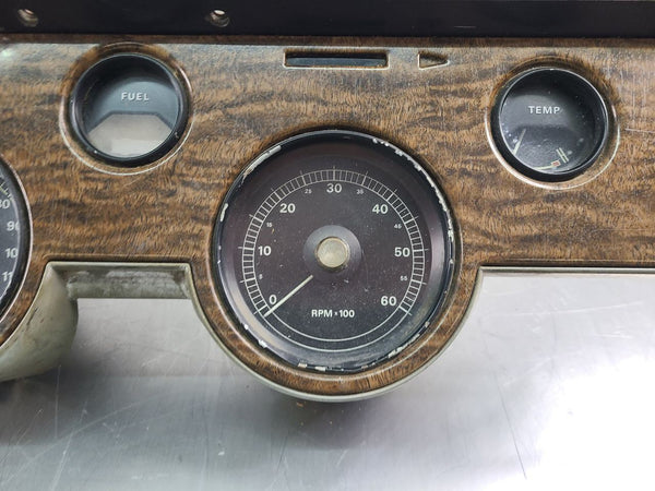 1967-68 Cougar XR-7 Instrument Cluster Tachometer Speedo Assembly, Woodgrain6