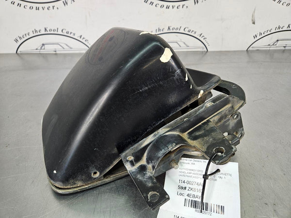 1984-89 C4 Corvette Headlight Head Lamp Assembly, Front Left Driver Side - OEM6