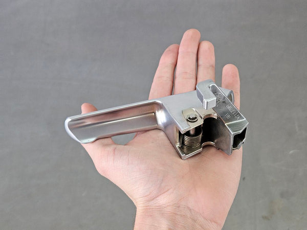 2003-06 Chevy SSR Interior Door Handle Pull, Silver Satin, Right Passenger Side4