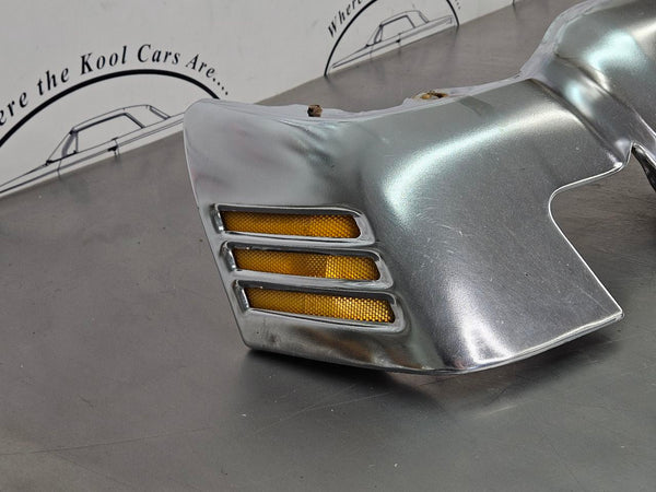 1970 Impala, Caprice Front Valance Lower Bumper Trim Panel, Chrome, OEM GM 1