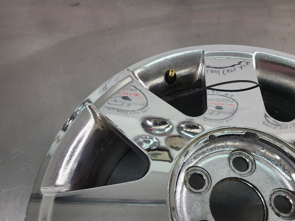 2002-03 Ford Thunderbird Aluminum Chrome 7 Spoke Wheel, Factory, 17x7.5 - OEM8