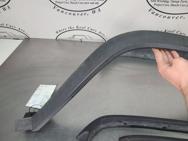 2003-09 Hummer H2 Factory Fender Flare 6 Piece Set, Black - OEM14