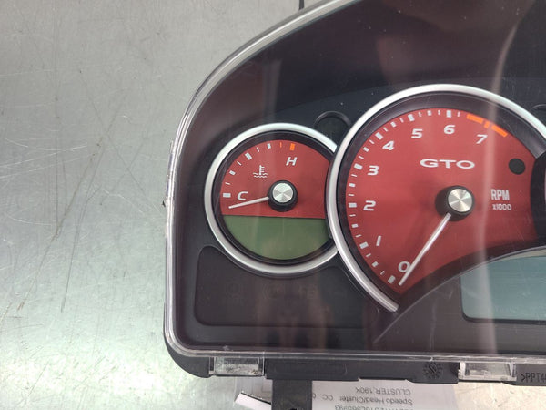 2004-06 GTO Instrument Cluster Assembly w/ Red Gauges, 190k Miles! - OEM1