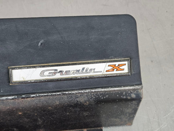 1977 Gremlin X Glove Box Door Assembly w/ Original Emblem - OEM1