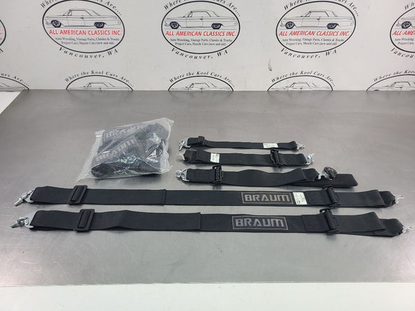 2013-15 Camaro Braum 5-Point Seat Belt Harness Set w/ Attachment Bar0