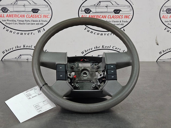 2004 Ford F150 Factory Steering Wheel w/ Cruise Control Buttons, Gray - OEM0