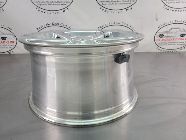 2005-07 C6 Corvette Aluminum 5 Spoke Wheel, Polished QG7, Rear 19x10 - OEM17