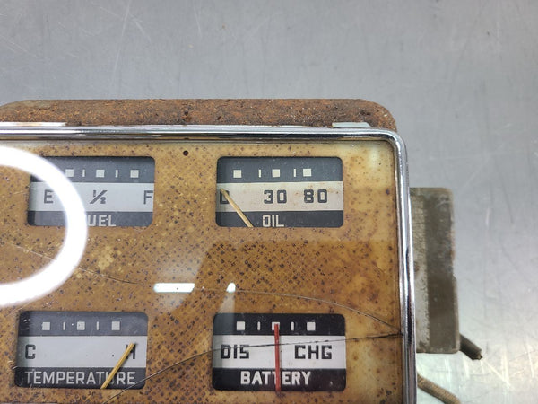 1948-50 Ford Pickup Truck Instrument Cluster Gauge - For Parts/Repair - OEM6