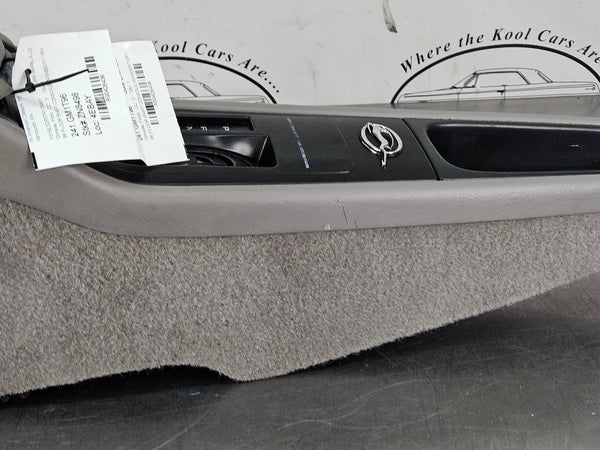 1996 Impala SS Floor Shift Center Console Assembly w/ Insert, Gray - OEM14