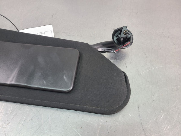 2005-13 C6 Corvette Front Sun Visor, Black, Right Passenger Side RH - OEM2