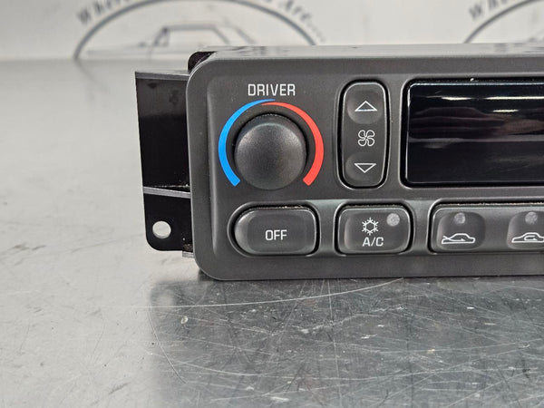 1997-04 C5 Corvette A/C Climate Control Temperature Control Panel, #09352181 OEM1