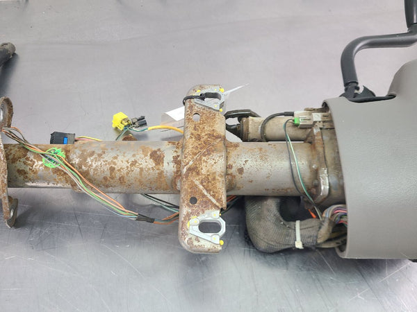 2002 GMC Denali Truck Complete Steering Column w/ Trim, Key, Sensor - OEM12